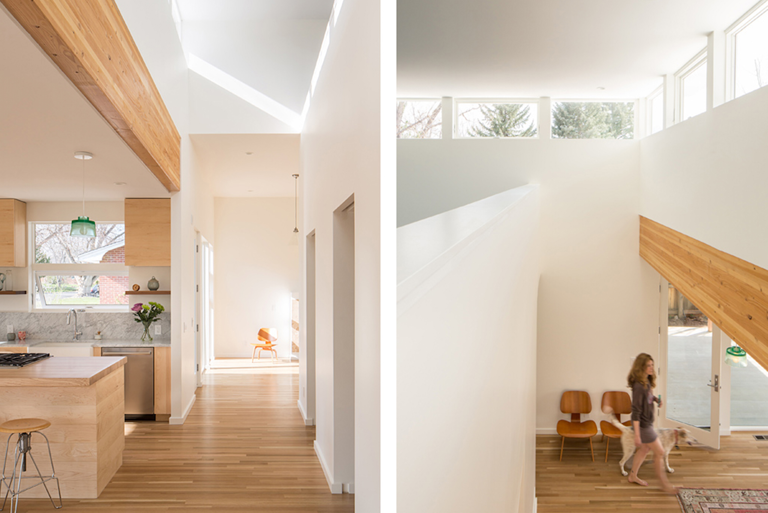 Interior view of Reduce Reuse Remodel by Renée del Gaudio Architecture