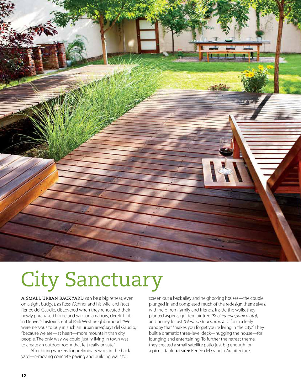 Sunset Western Garden Book | Press for Renée del Gaudio Architecture.