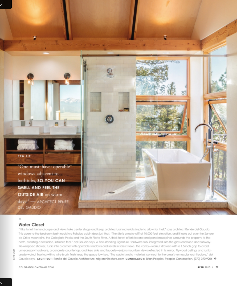 Colorado Homes & Lifestyles | Press for Renée del Gaudio Architecture.