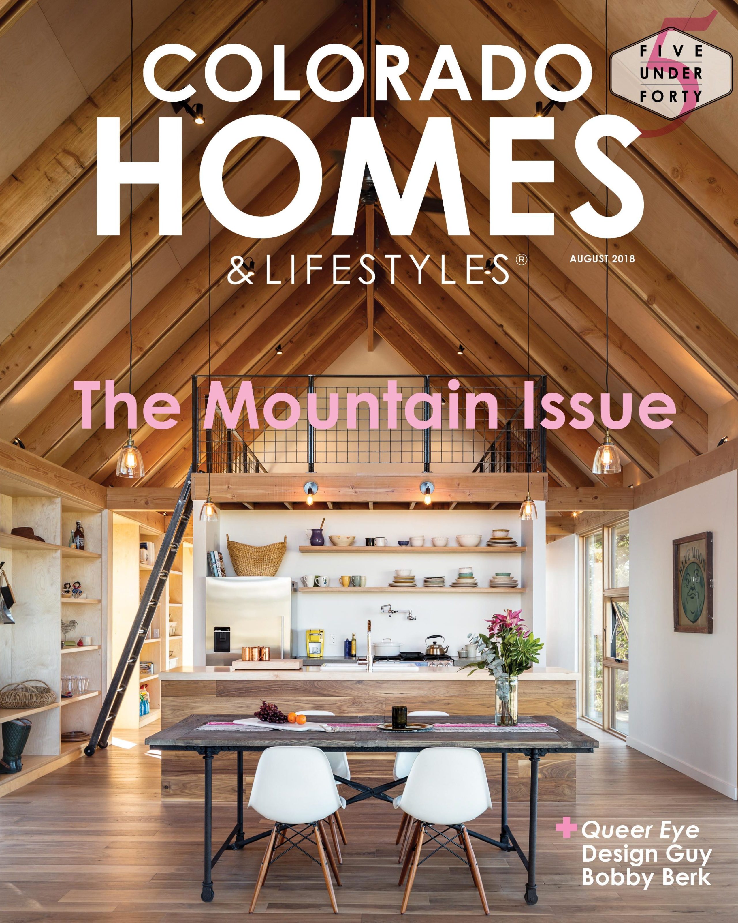Colorado Homes & Lifestyles magazine press on Renée del Gaudio Architecture.