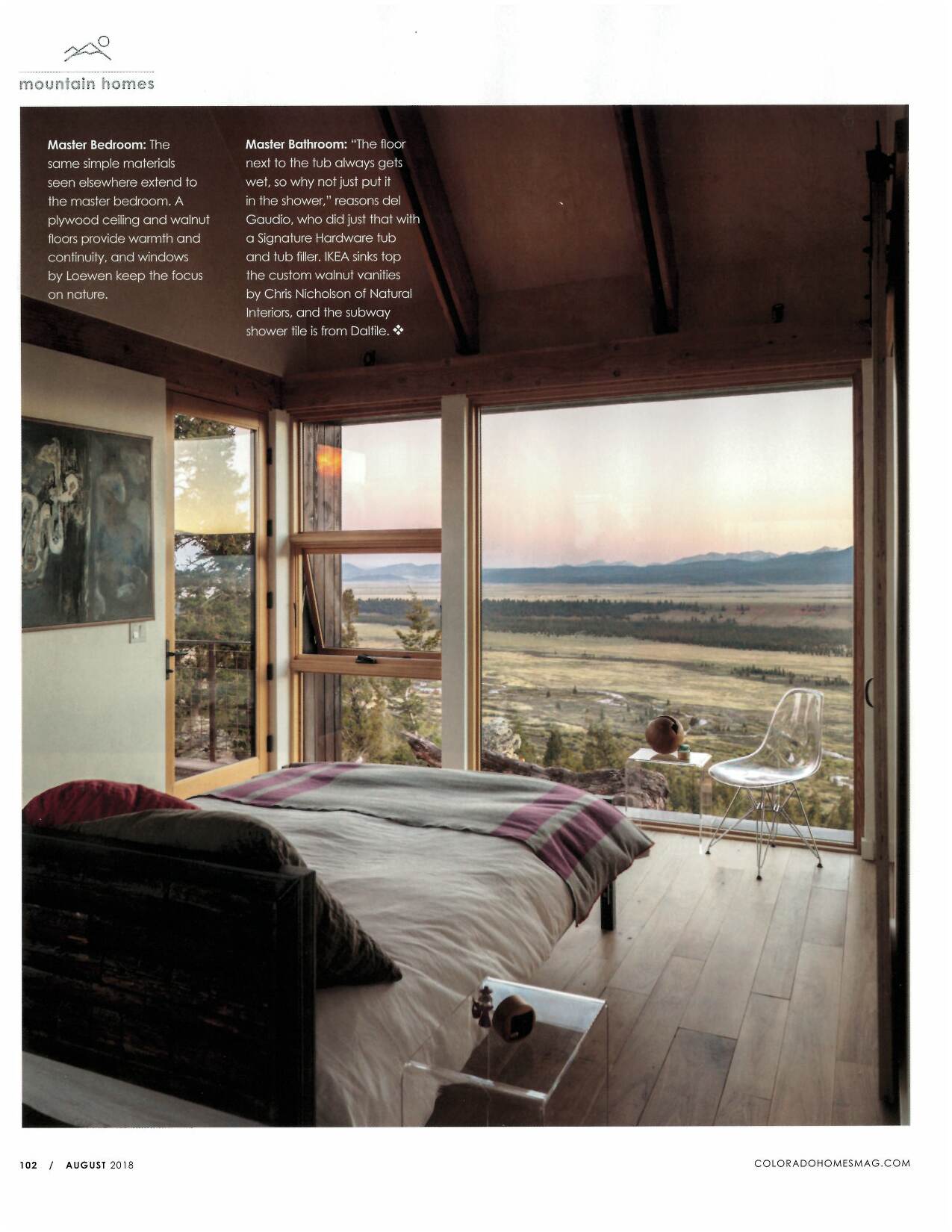 Colorado Homes & Lifestyles | Press for Renée del Gaudio Architecture.