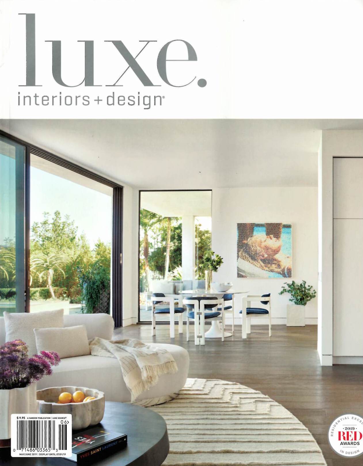 Luxe magazine featuring Renée del Gaudio Architecture.