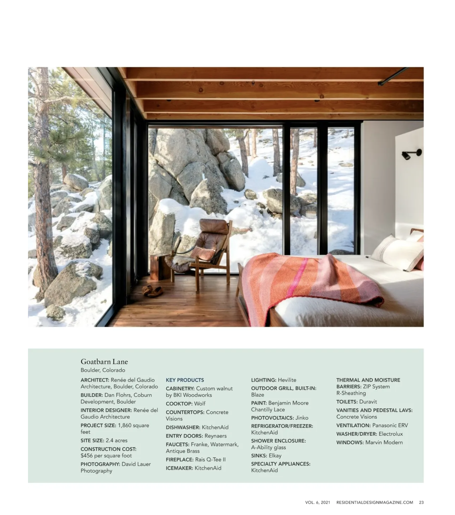 Residential Design Goatbarn | Press for Renée del Gaudio Architecture.