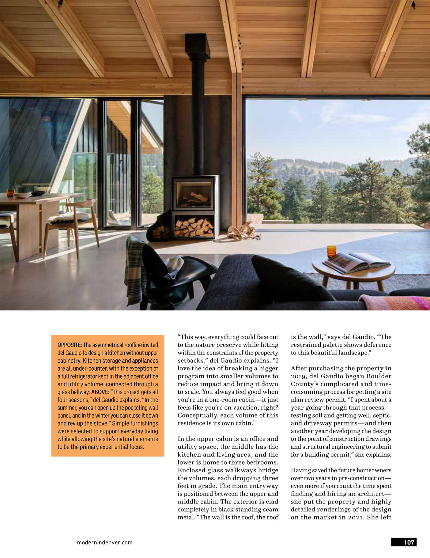 Modern In Denver Betasso | Press for Renée del Gaudio Architecture.
