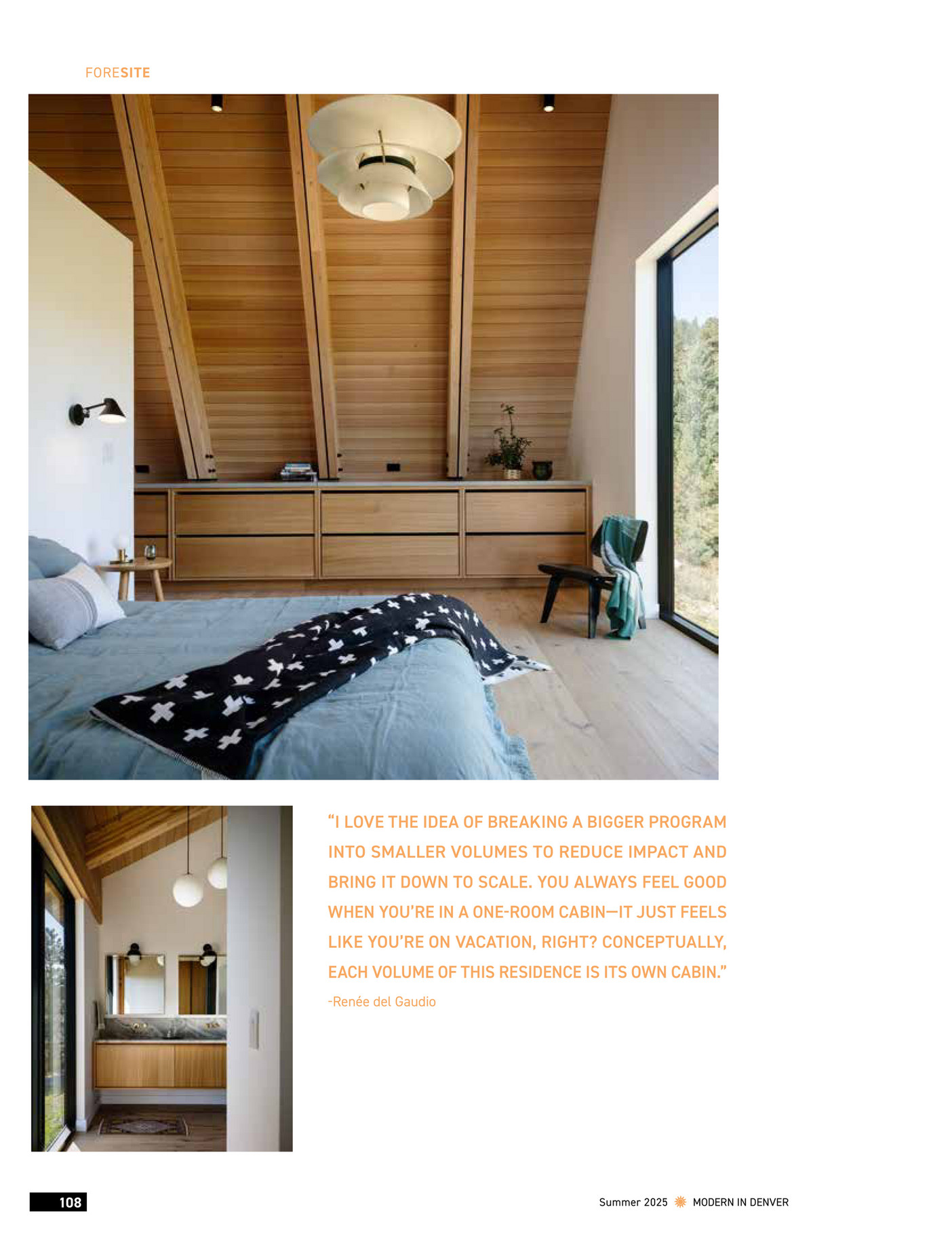 Modern In Denver Betasso | Press for Renée del Gaudio Architecture.