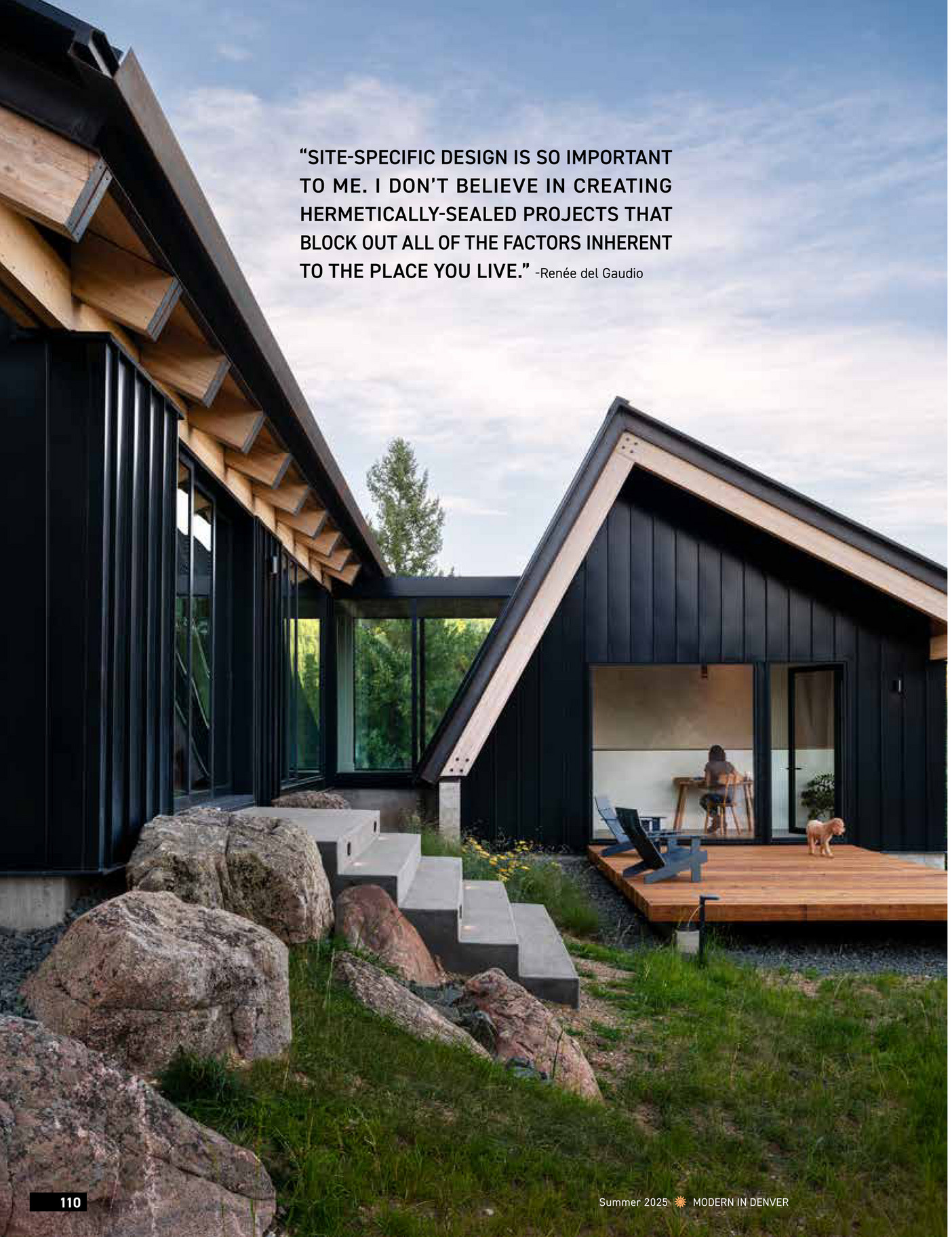 Modern In Denver Betasso | Press for Renée del Gaudio Architecture.